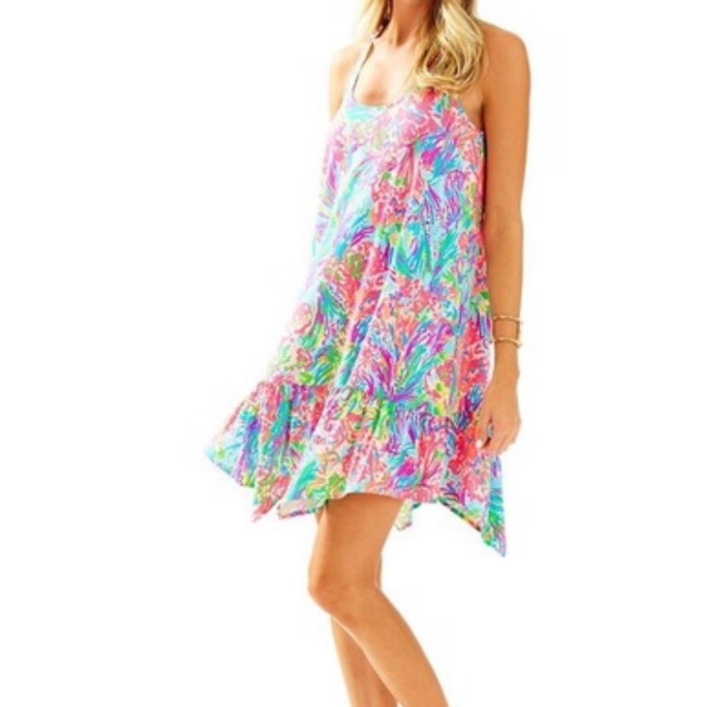 Lilly Pulitzer Hampton Dress /Multi Fan Sea Pants